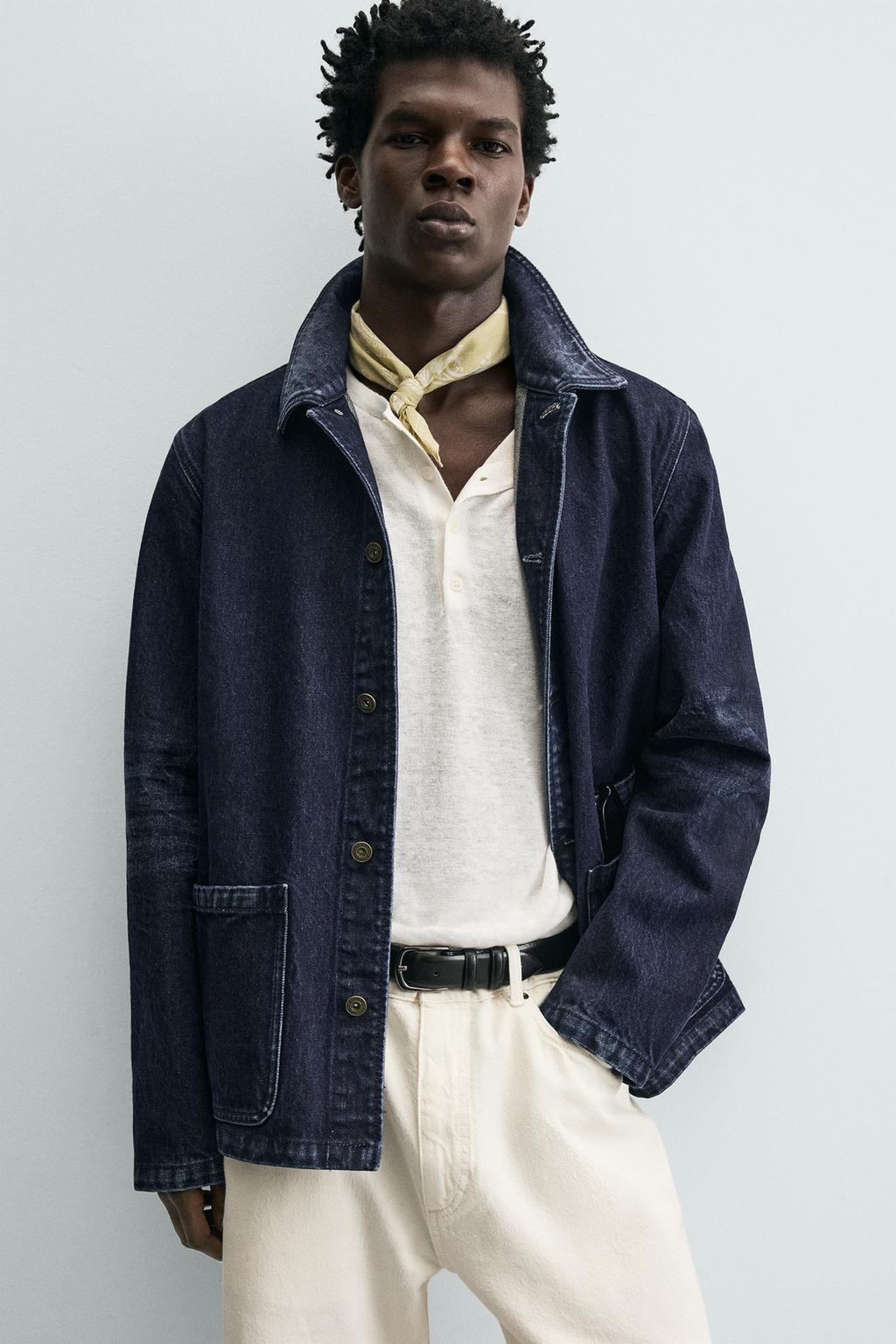 ДЖИНСОВАЯ КУРТКА С КАРМАНАМИ