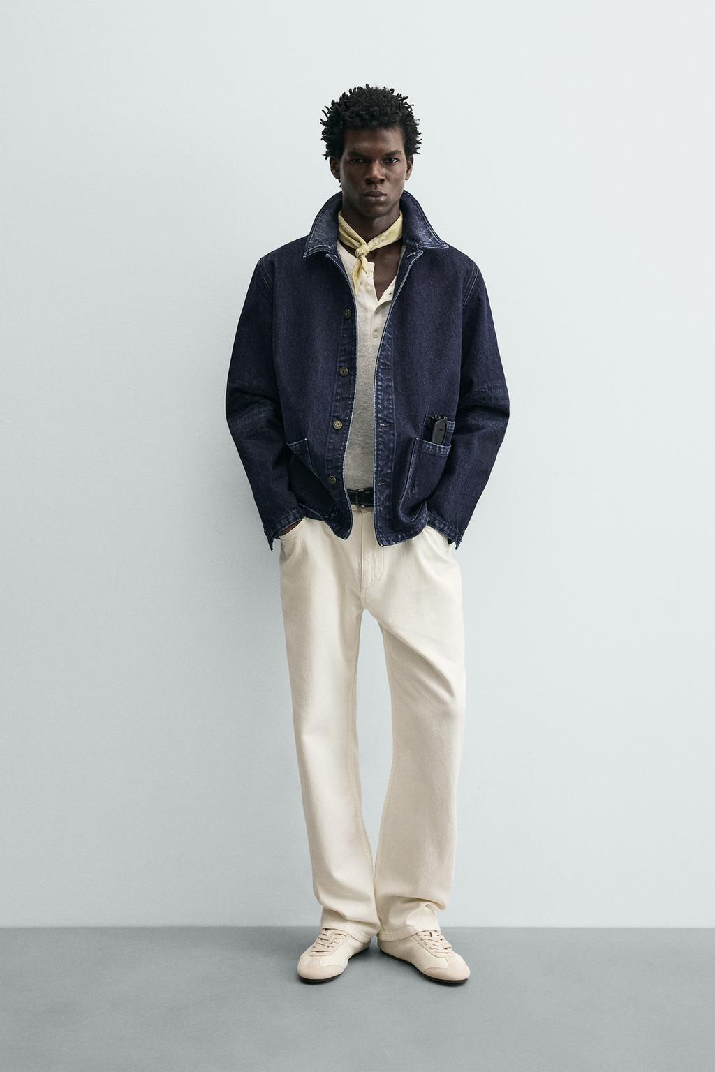 ДЖИНСОВАЯ КУРТКА С КАРМАНАМИ