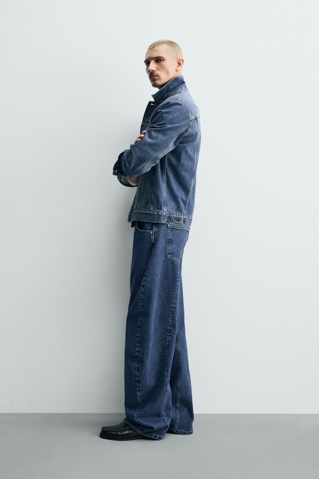 ДЖИНСЫ BARREL FIT С ДЕКОРАТИВНЫМИ ШВАМИ