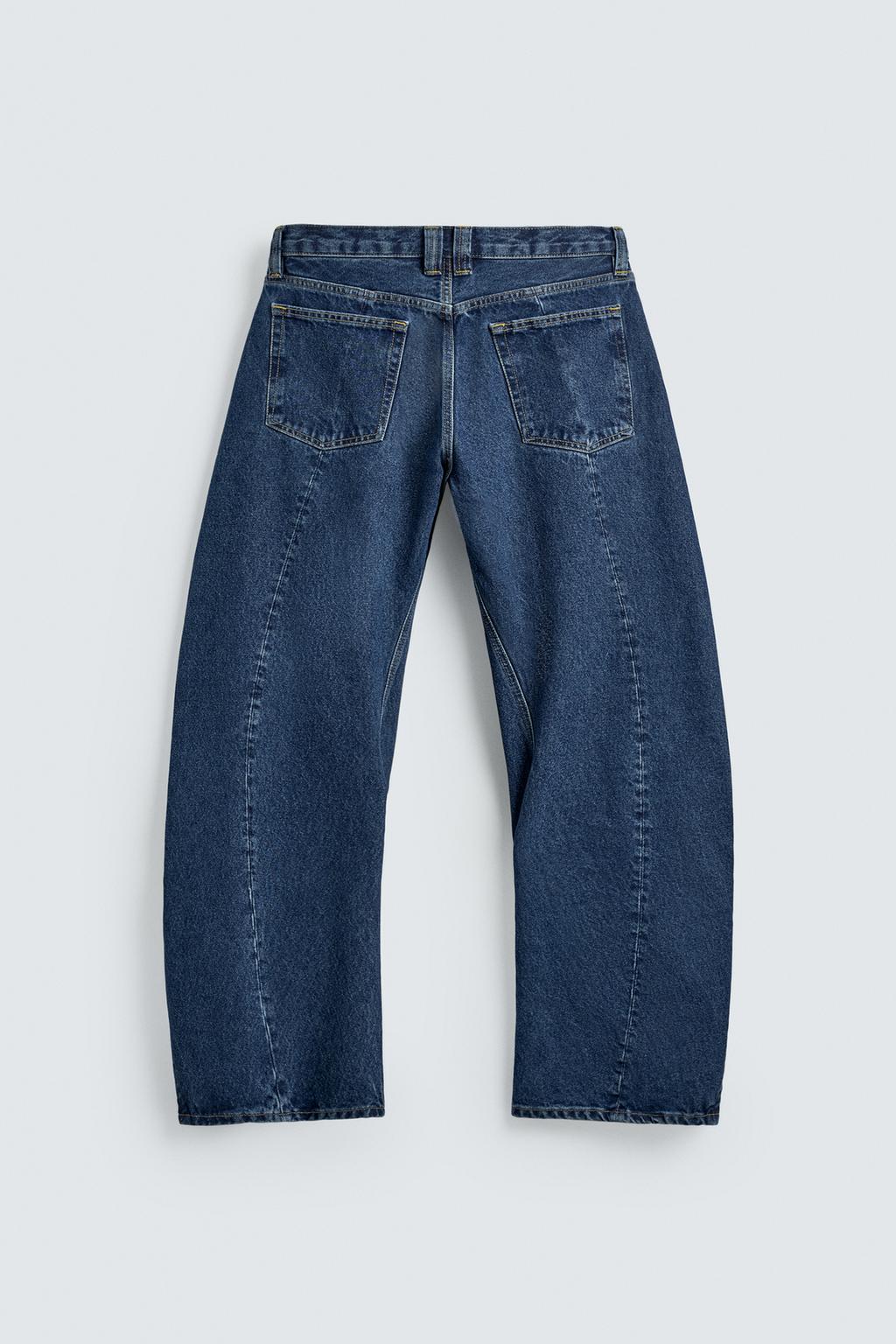 ДЖИНСЫ BARREL FIT С ДЕКОРАТИВНЫМИ ШВАМИ