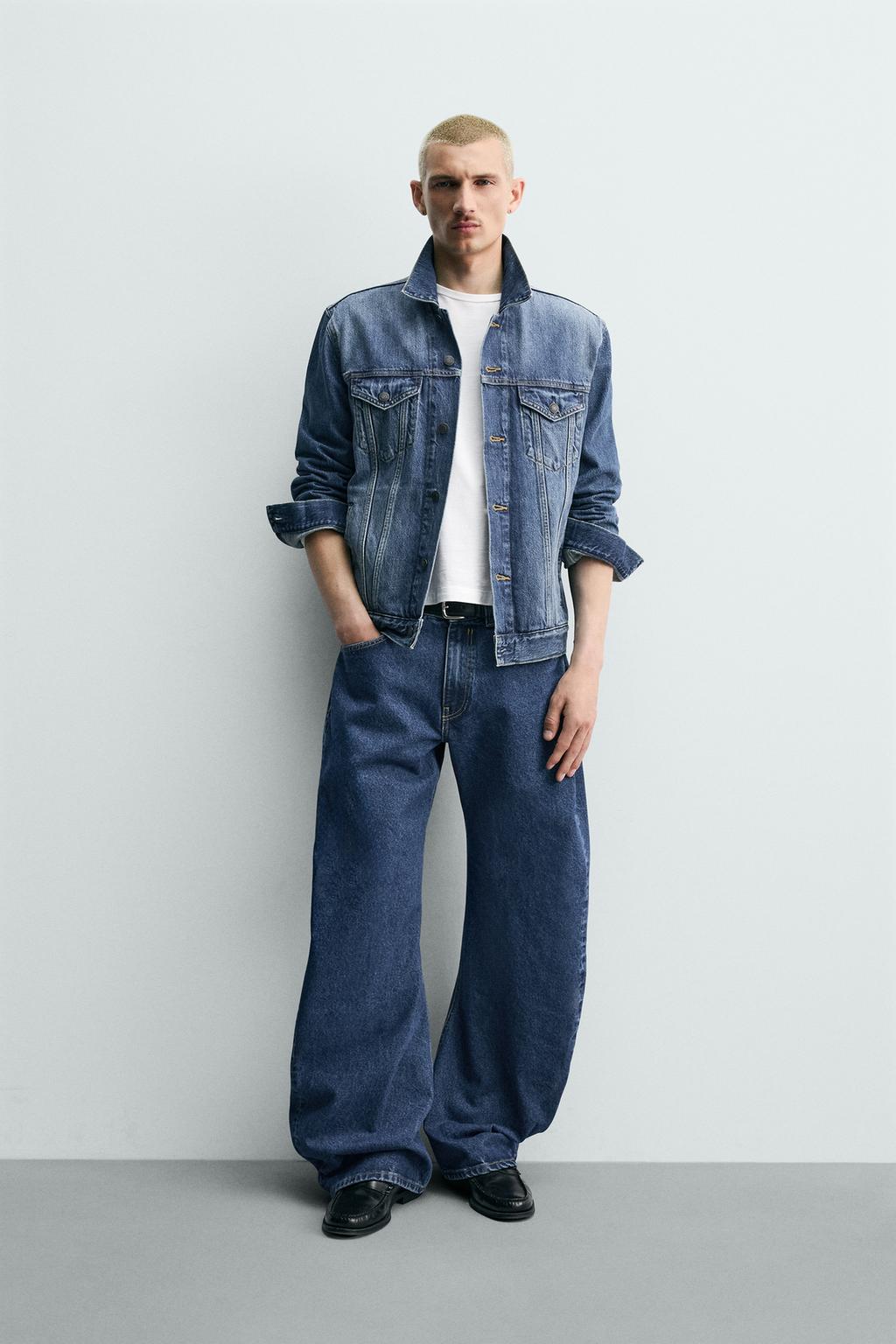 ДЖИНСЫ BARREL FIT С ДЕКОРАТИВНЫМИ ШВАМИ