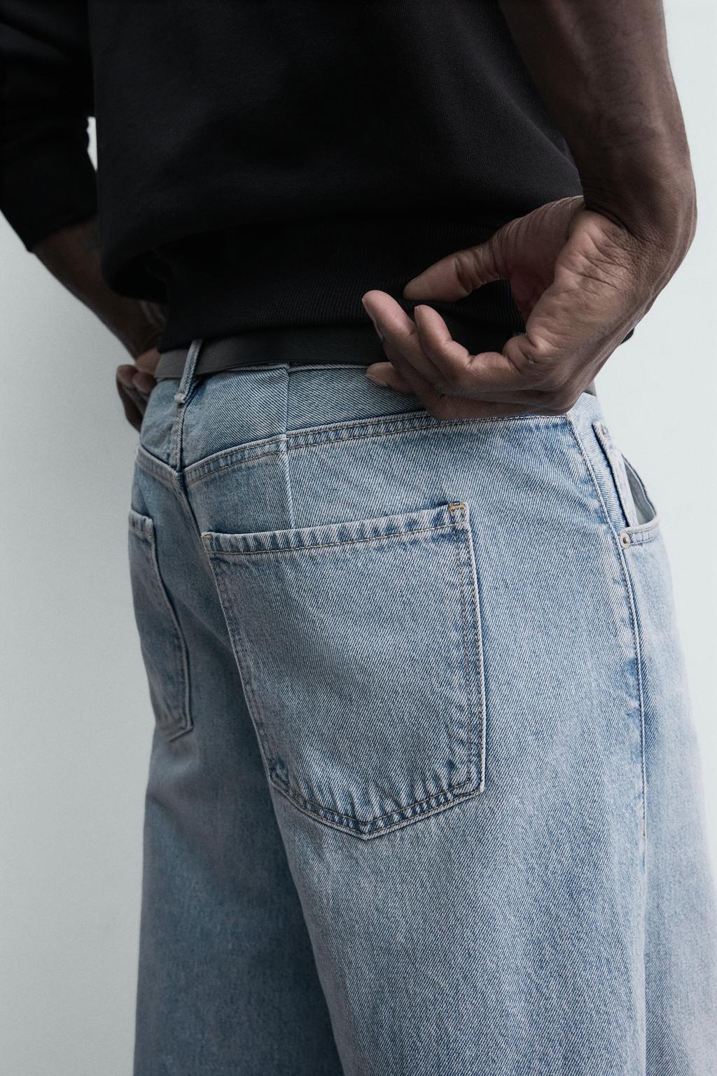 ДЖИНСЫ RELAXED BARREL FIT С ЗАЩИПАМИ