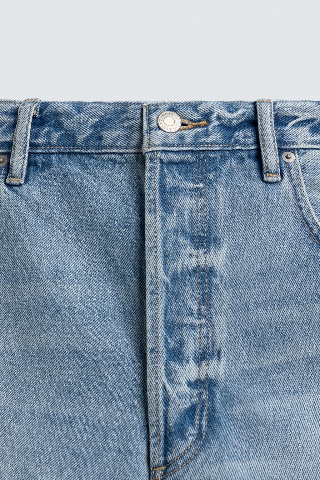 ДЖИНСЫ RELAXED BARREL FIT С ЗАЩИПАМИ