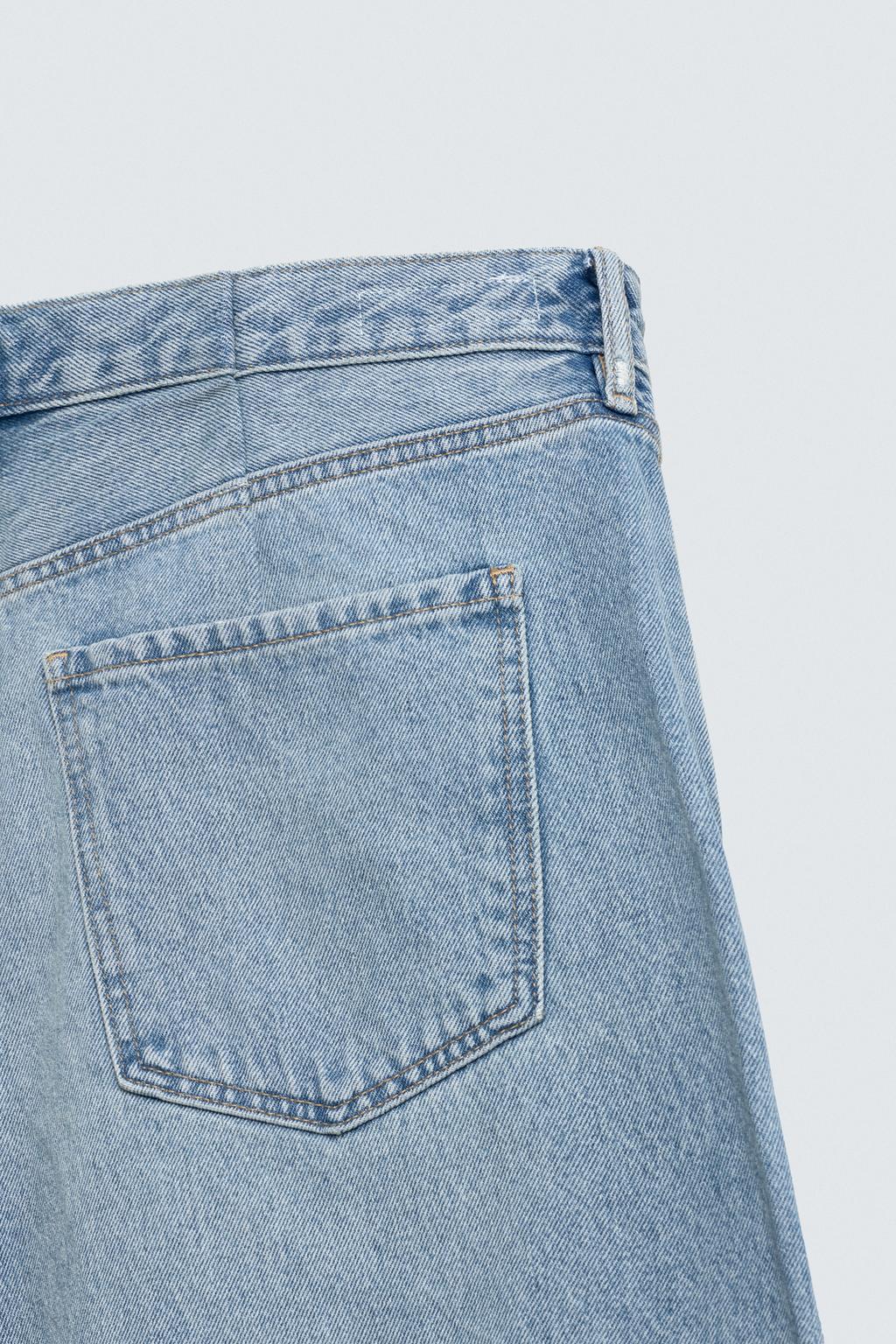 ДЖИНСЫ RELAXED BARREL FIT С ЗАЩИПАМИ