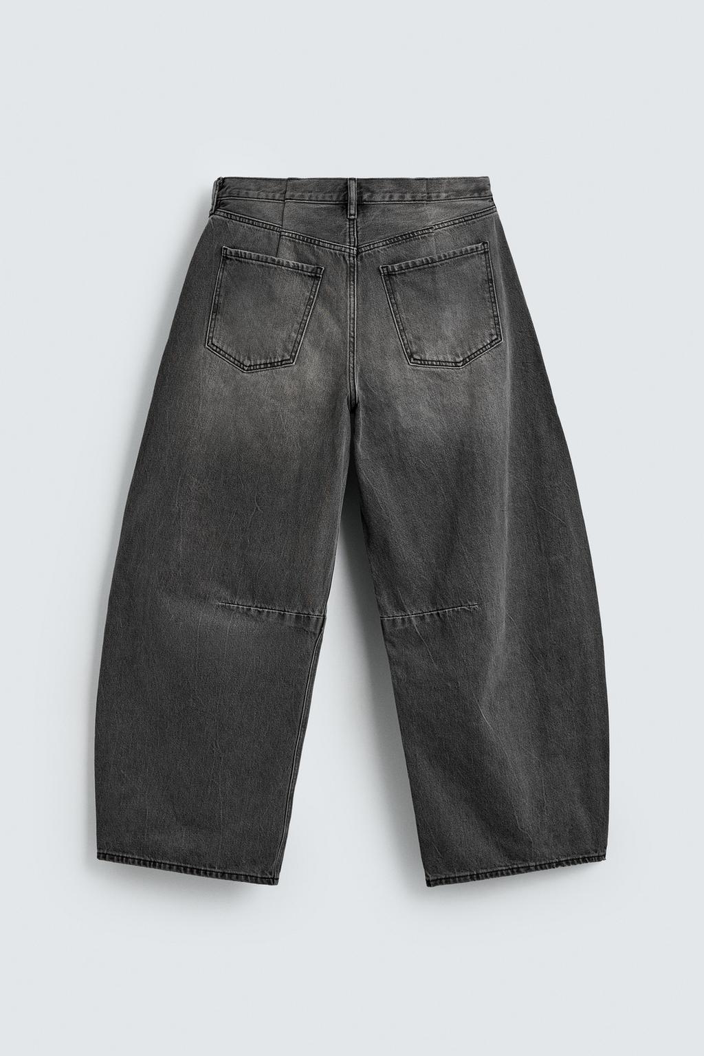 ДЖИНСЫ RELAXED BARREL FIT С ЗАЩИПАМИ