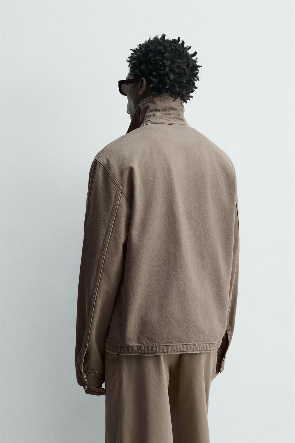 ДЖИНСОВАЯ КУРТКА REGULAR FIT НА МОЛНИИ