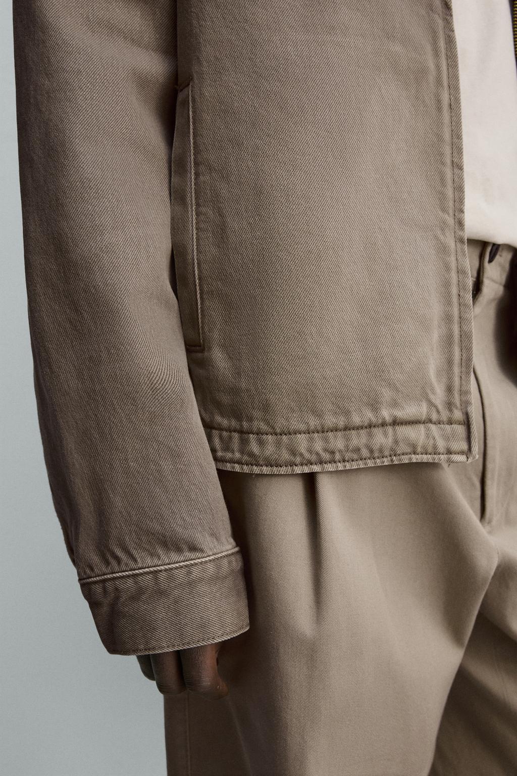 ДЖИНСОВАЯ КУРТКА REGULAR FIT НА МОЛНИИ