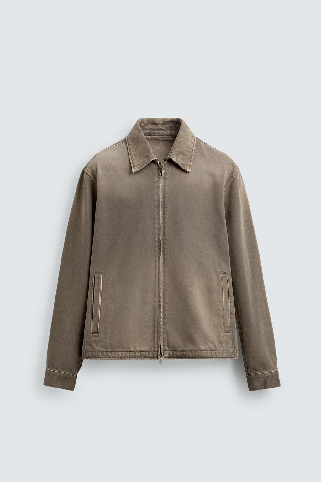 ДЖИНСОВАЯ КУРТКА REGULAR FIT НА МОЛНИИ