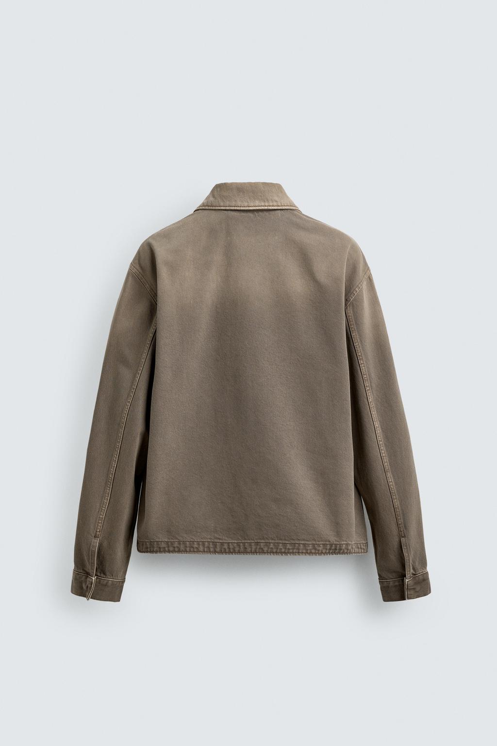 ДЖИНСОВАЯ КУРТКА REGULAR FIT НА МОЛНИИ