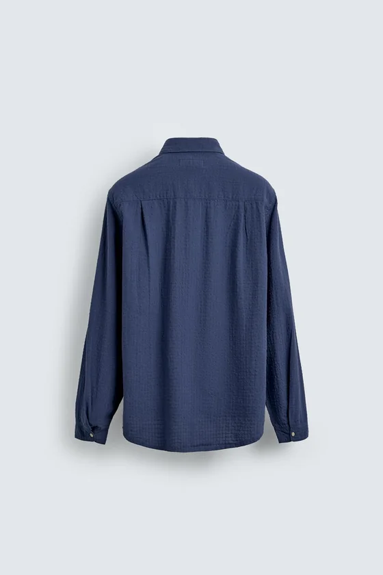 РУБАШКА JACQUARD В КЛЕТКУ