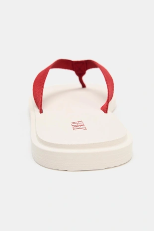 Сандалии на плоской подошве с контрастным ремешком- Заказать в России