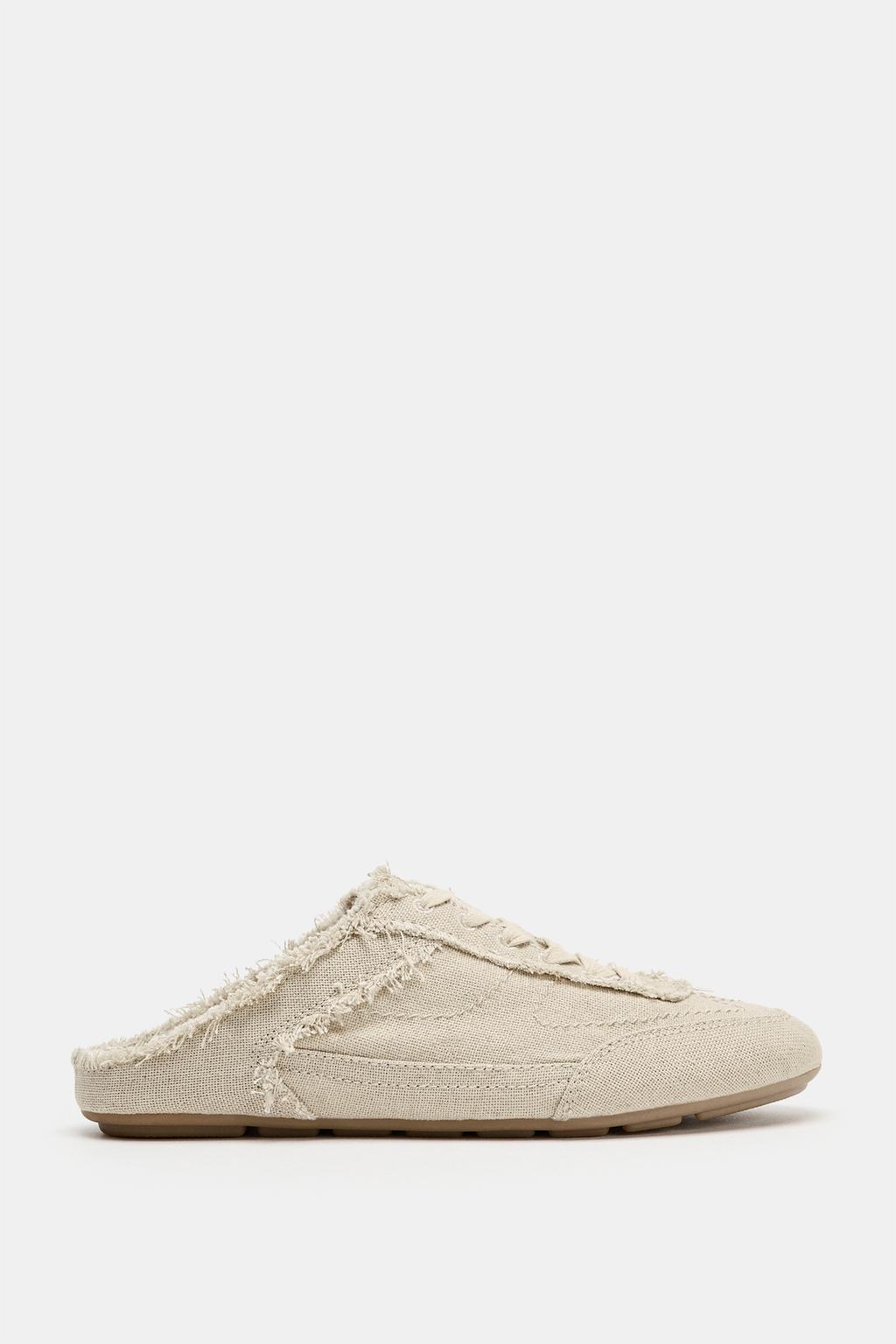 КРОССОВКИ-МЮЛИ С ЭФФЕКТОМ ПОТЕРТОСТИ