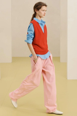 Рубашка с v-образным вырезом 16- Заказать в России