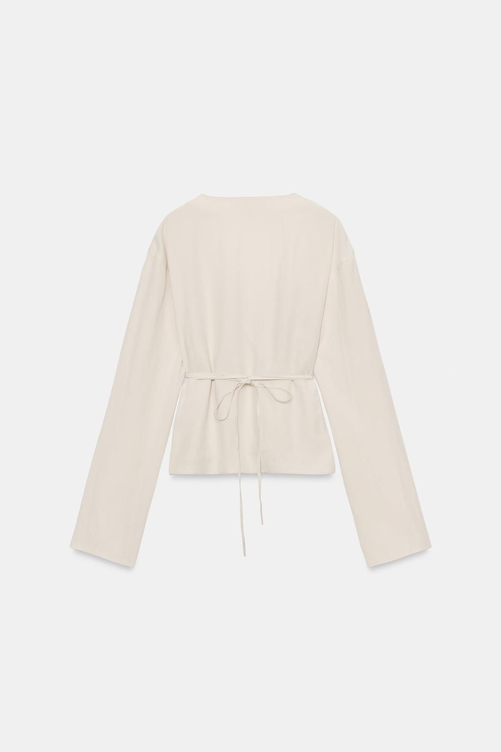 РУБАШКА-КИМОНО С ЗАПАХОМ