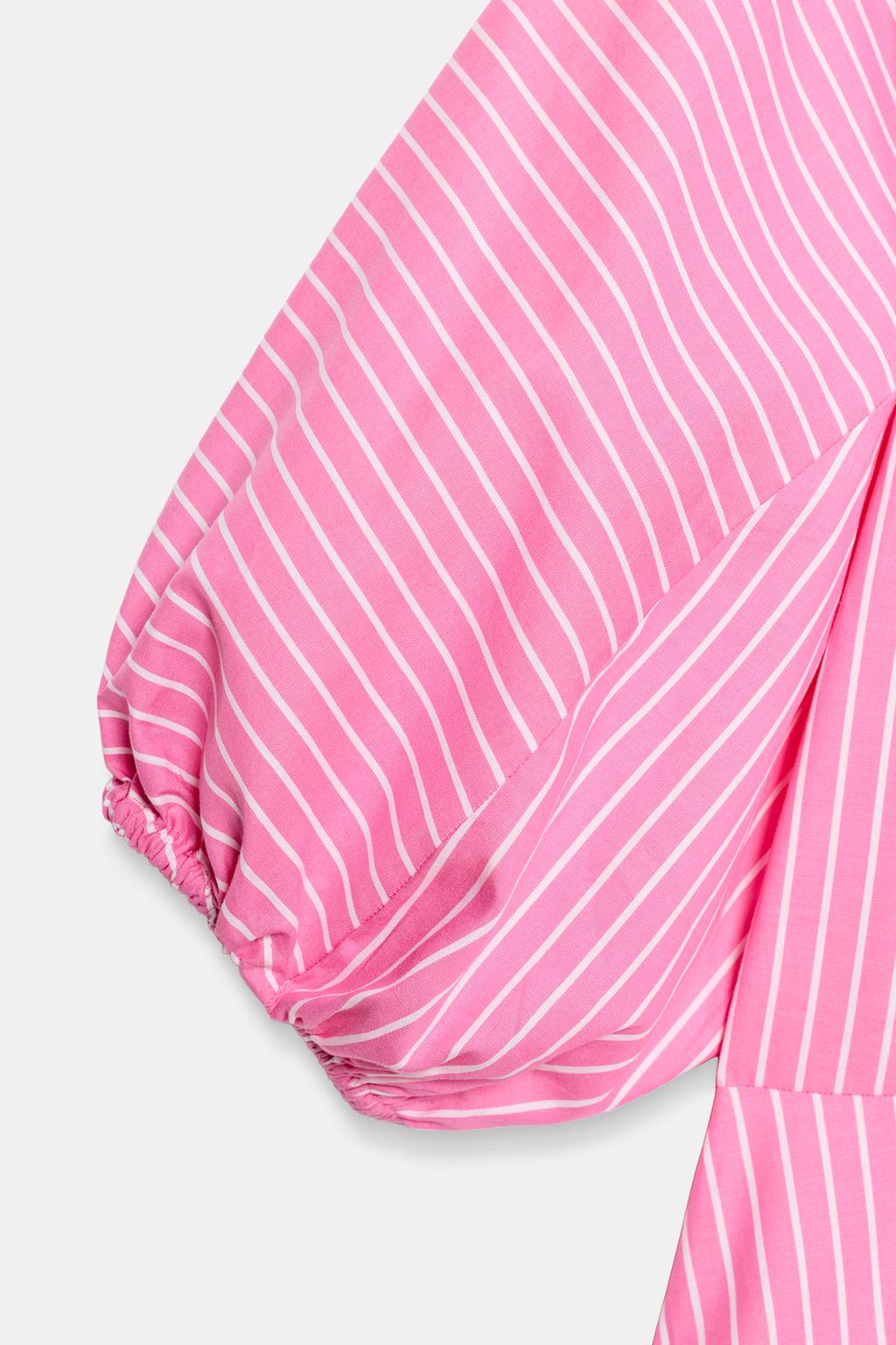 РУБАШКА ИЗ ПОПЛИНА В ПОЛОСКУ