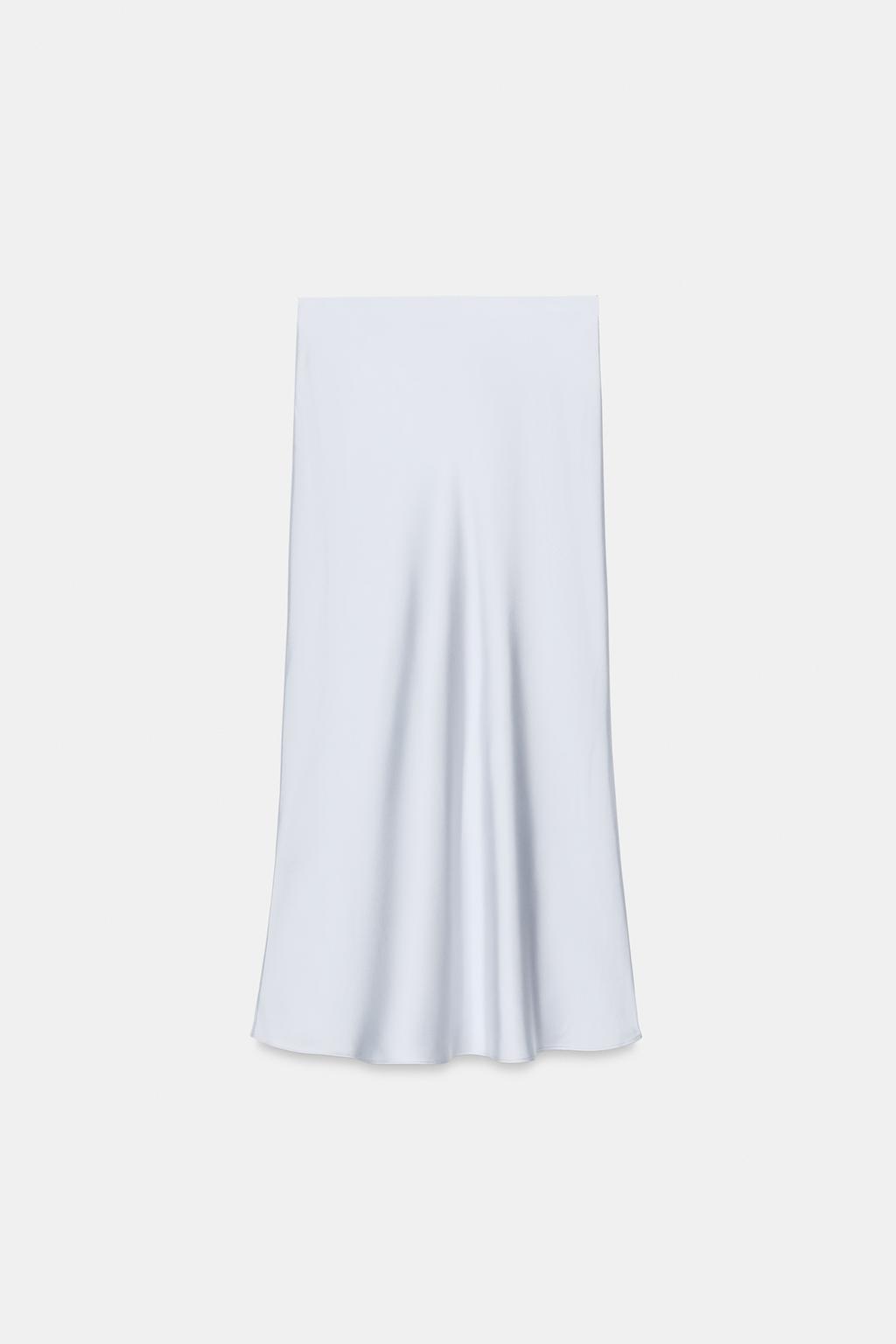 АТЛАСНАЯ ЮБКА МИДИ