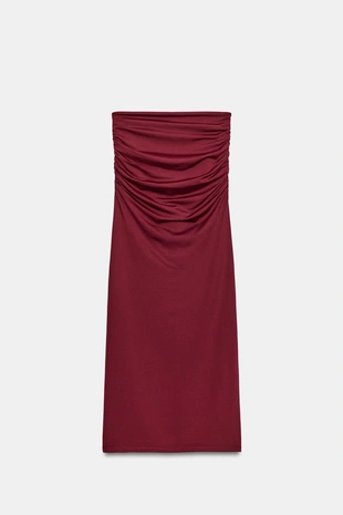 Юбка миди из полиамида с отделкой- Заказать в России