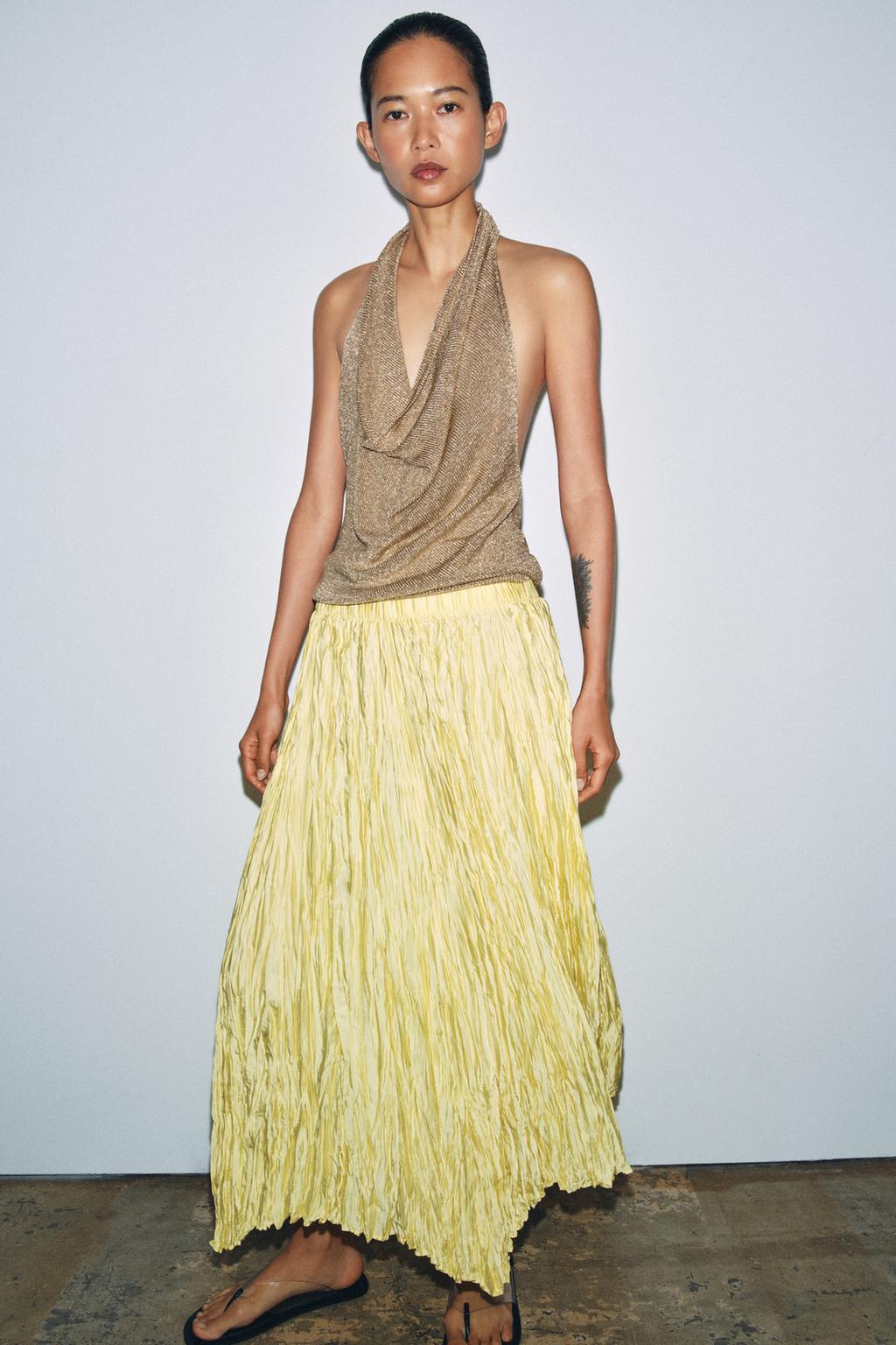 ДЛИННАЯ ПЛИССИРОВАННАЯ ЮБКА — ZW COLLECTION