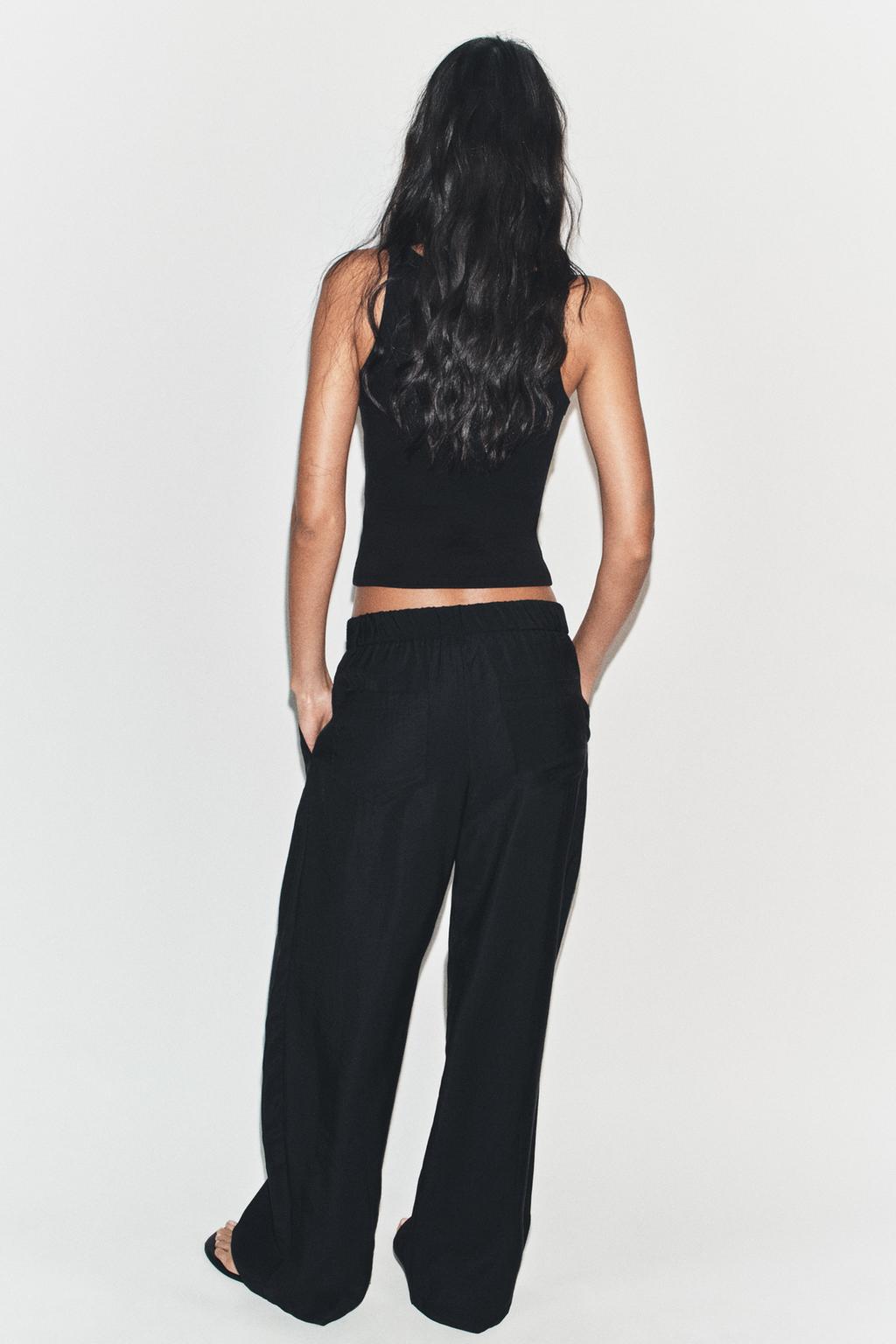 СТРУЯЩИЕСЯ БРЮКИ СО СКЛАДКАМИ