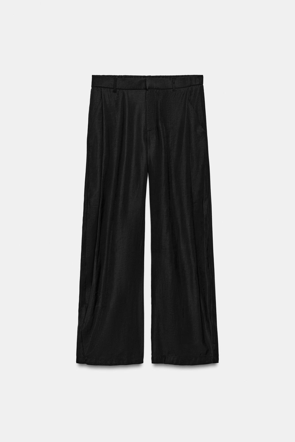 СТРУЯЩИЕСЯ БРЮКИ СО СКЛАДКАМИ