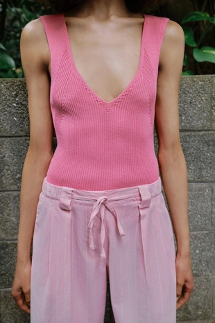 Брюки-кюлоты в полоску- Заказать в России