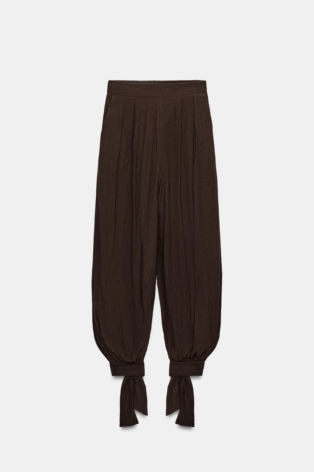 БРЮКИ-БАГГИ С БАНТАМИ