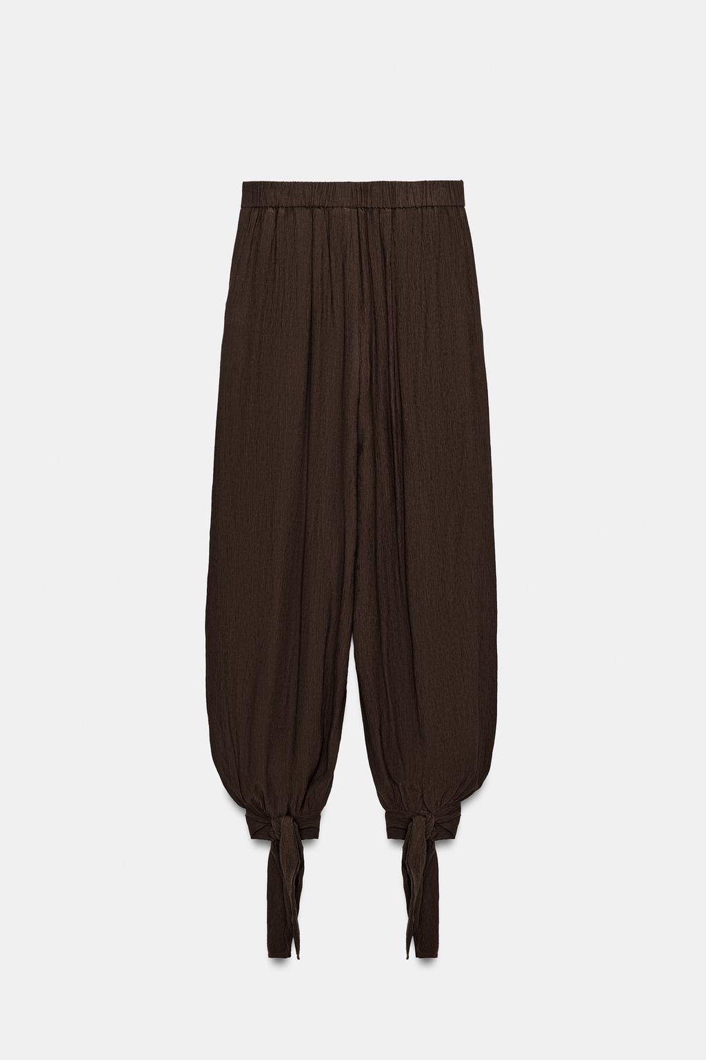 БРЮКИ-БАГГИ С БАНТАМИ