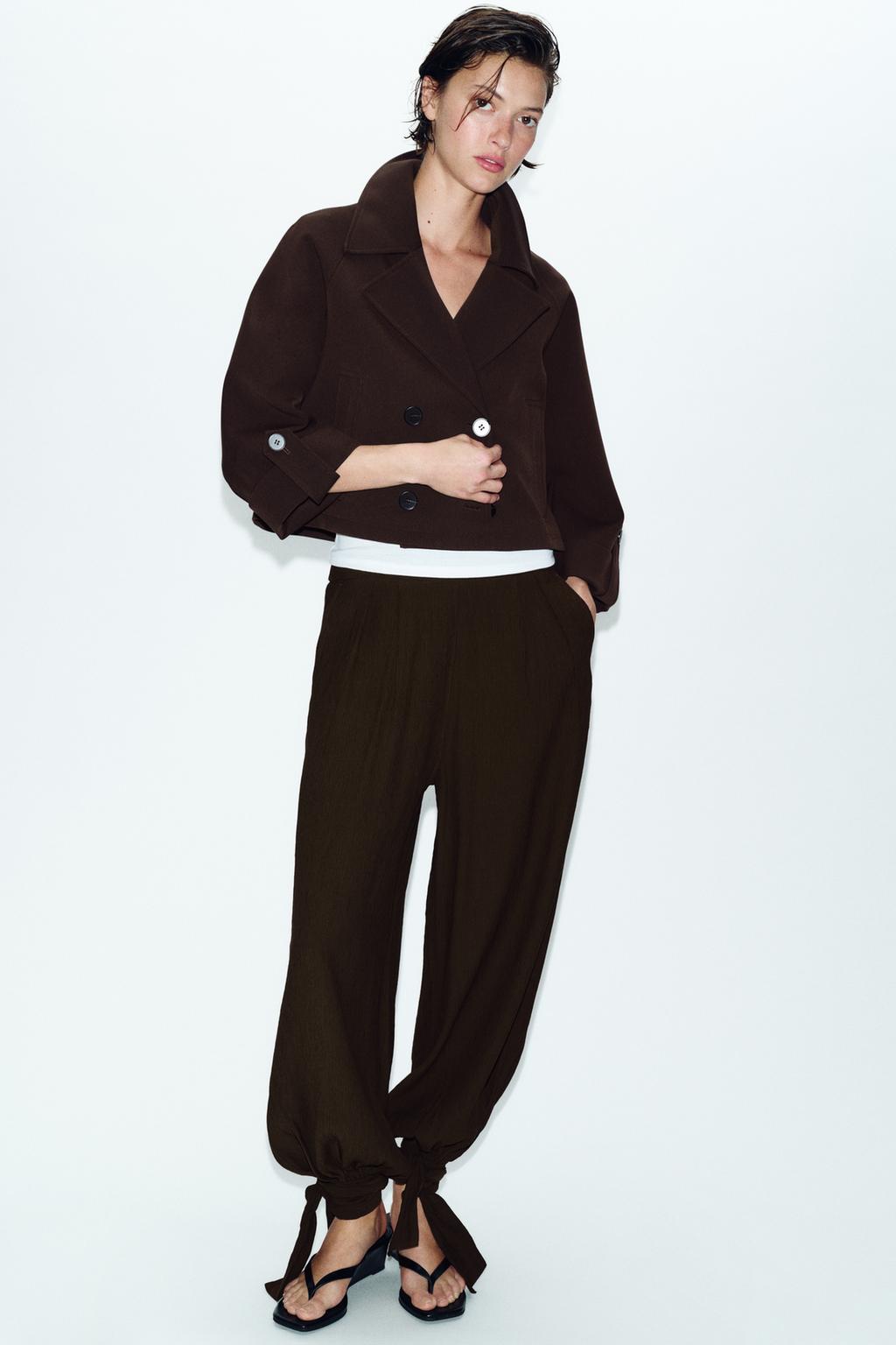 БРЮКИ-БАГГИ С БАНТАМИ