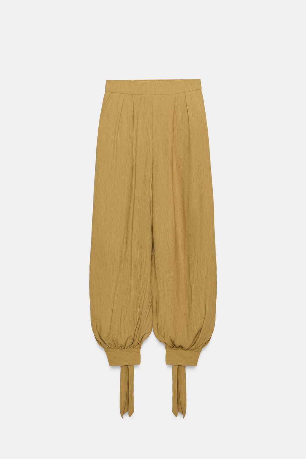 БРЮКИ-БАГГИ С БАНТАМИ