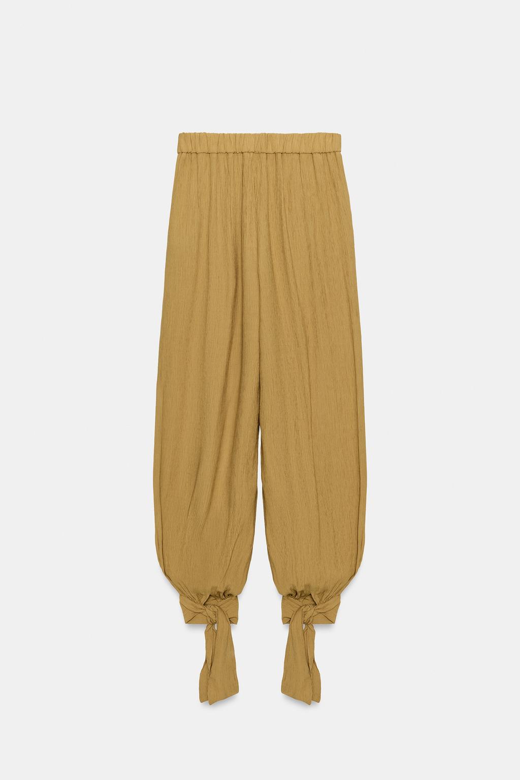 БРЮКИ-БАГГИ С БАНТАМИ