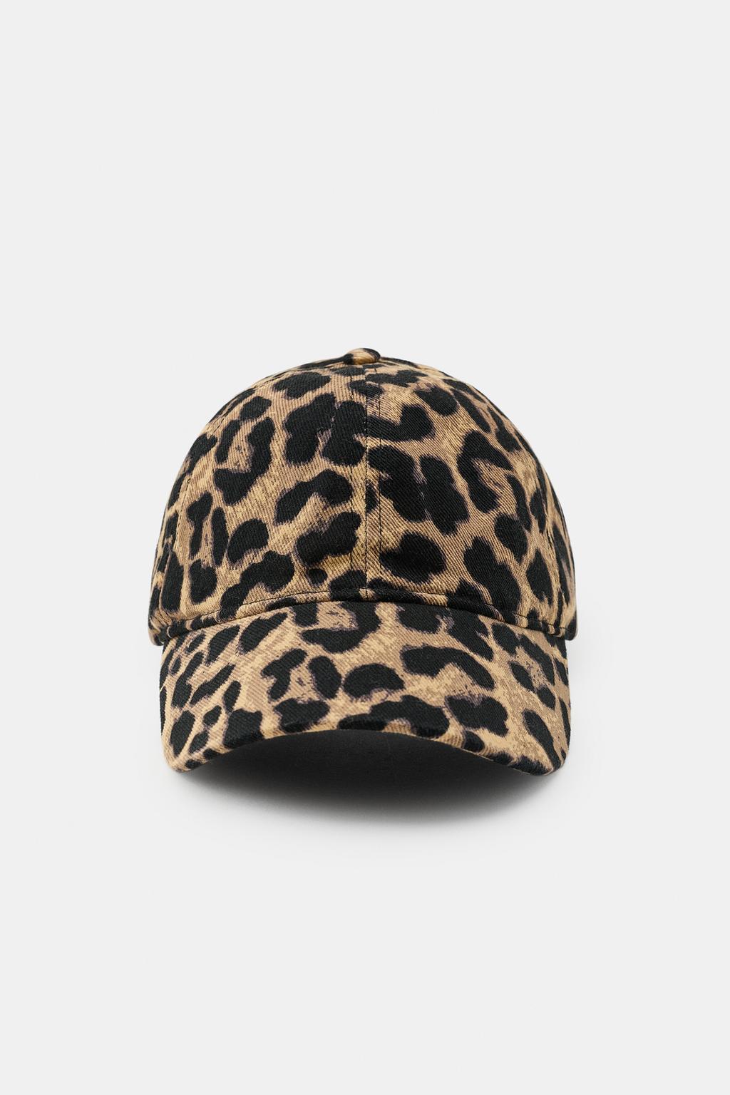 КЕПКА ИЗ САРЖИ С АНИМАЛИСТИЧЕСКИМ ПРИНТОМ