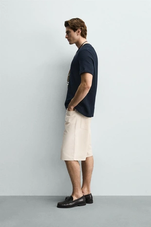 Футболка Regular Fit из рельефной ткани