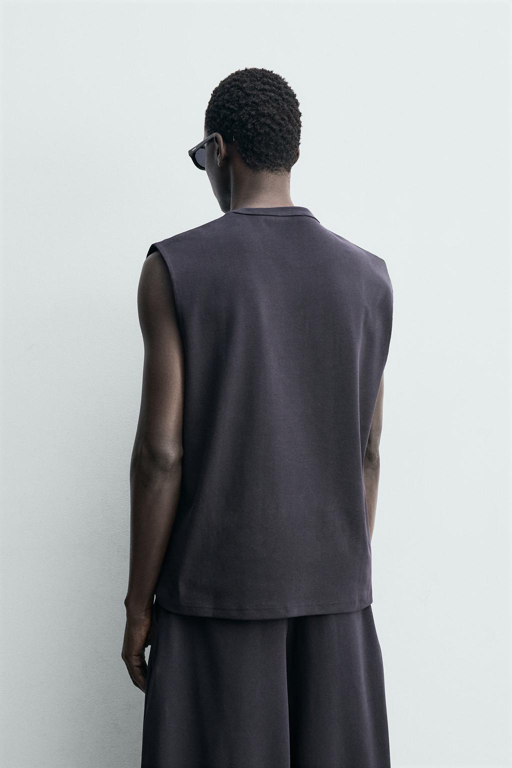 МАЙКА RELAXED FIT В РУБЧИК