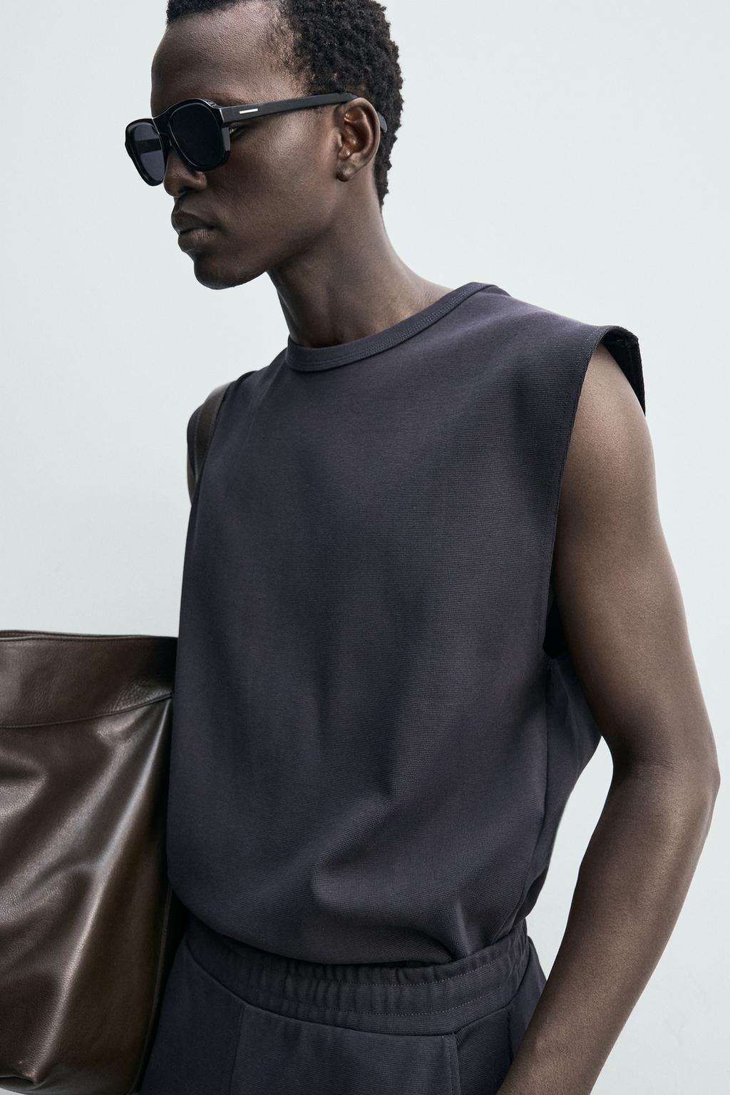 МАЙКА RELAXED FIT В РУБЧИК