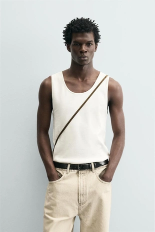 Майка в рубчик