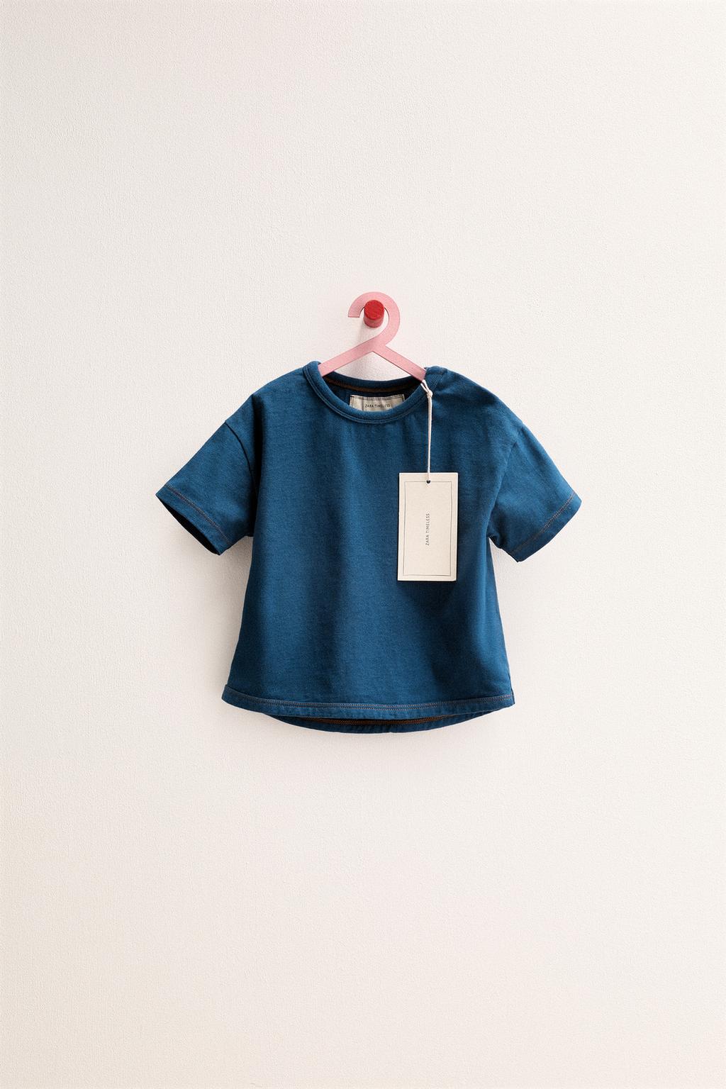 ZARA TIMELESS - ХЛОПКОВАЯ ФУТБОЛКА