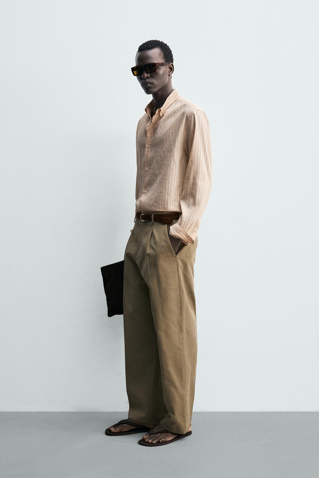 РУБАШКА СВОБОДНОГО КРОЯ В ПОЛОСКУ