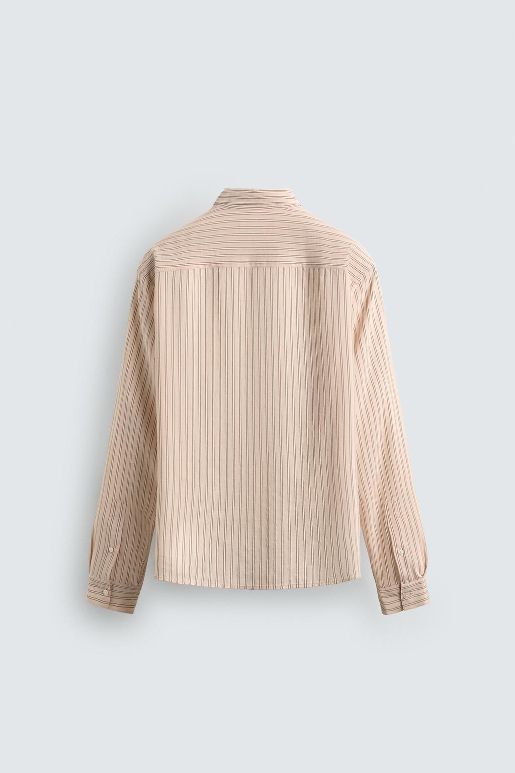 РУБАШКА СВОБОДНОГО КРОЯ В ПОЛОСКУ