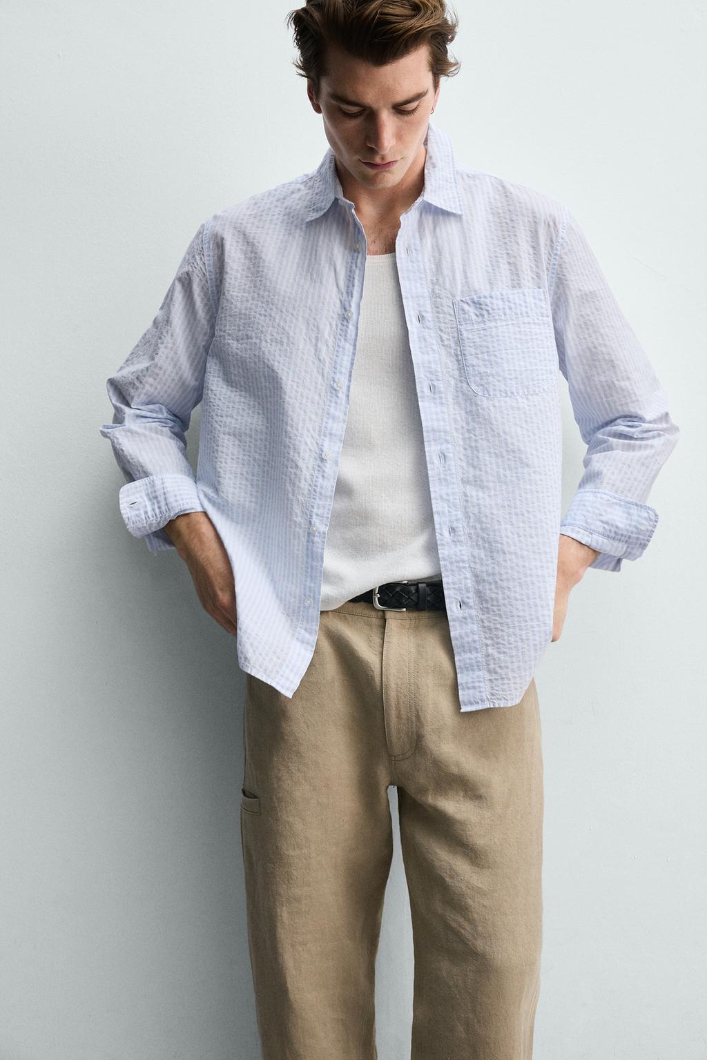 РУБАШКА REGULAR FIT В ПОЛОСКУ