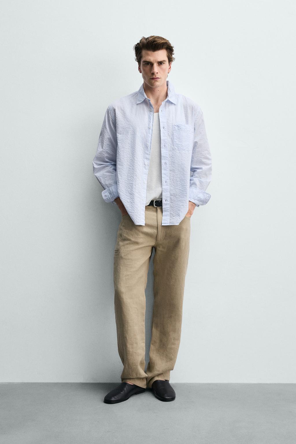 РУБАШКА REGULAR FIT В ПОЛОСКУ