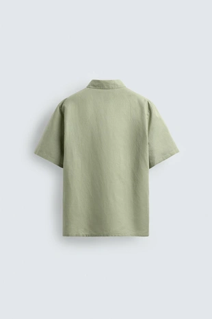 Поло Regular Fit из конопли и хлопка