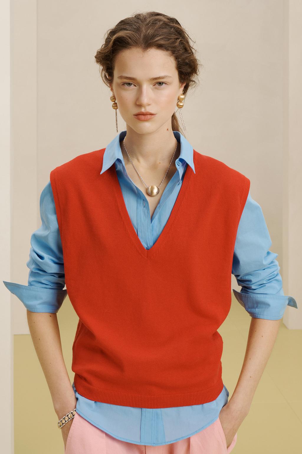 Жилет v-образного выреза 16