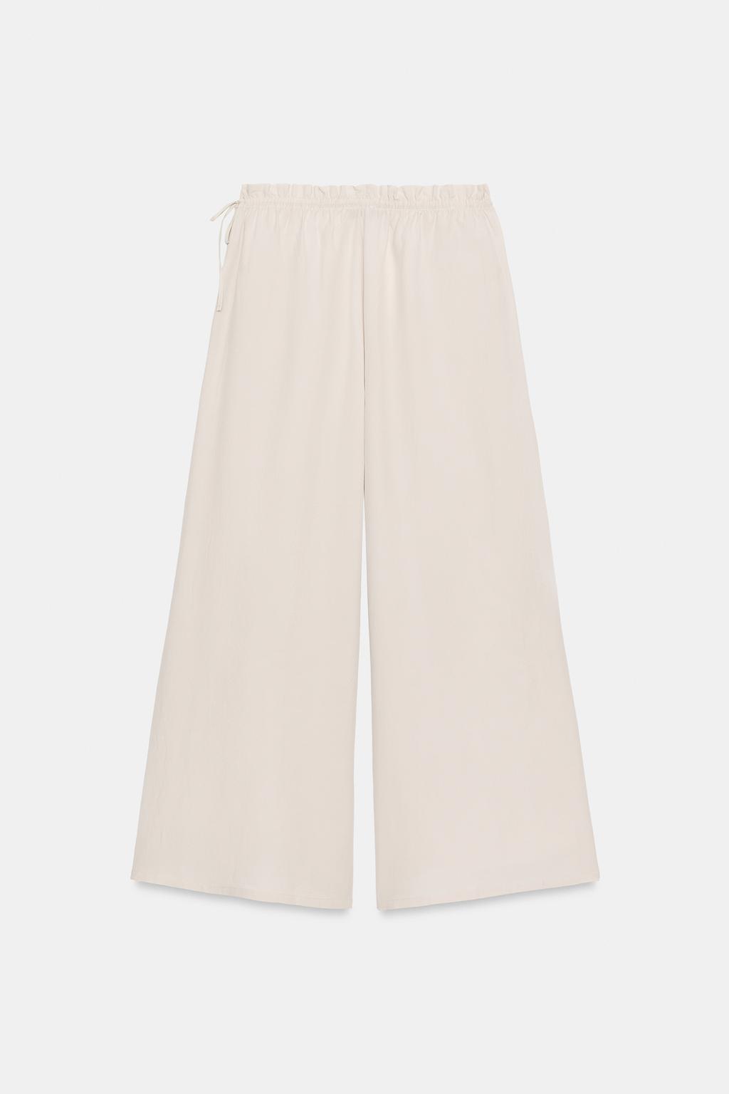 БРЮКИ ПАЛАЦЦО С ЗАВЯЗКАМИ