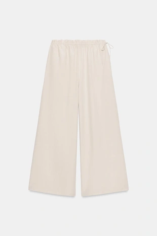 Брюки палаццо с завязками- Заказать в России