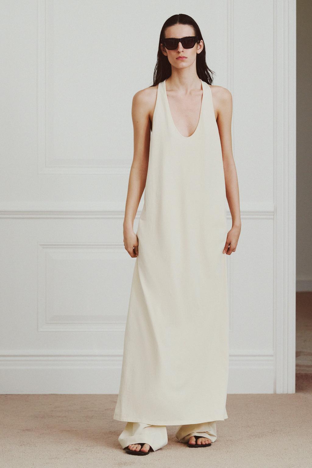 ДЛИННОЕ ХЛОПКОВОЕ ПЛАТЬЕ