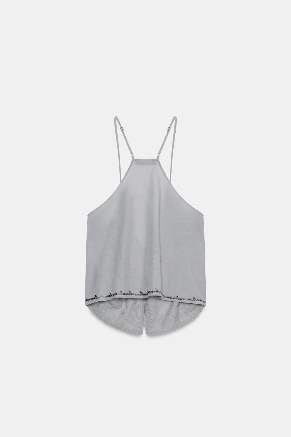 ТОП НА БРЕТЕЛЯХ С БАНТАМИ И БУСИНАМИ