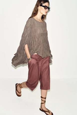 Топ-накидка с текстурой- Заказать в России