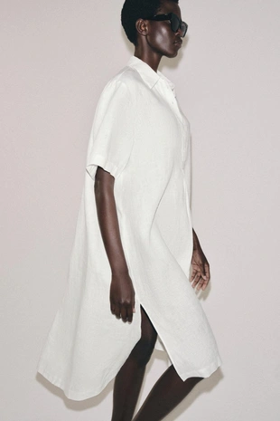 Платье-рубашка из льна — Zw Collection- Заказать в России