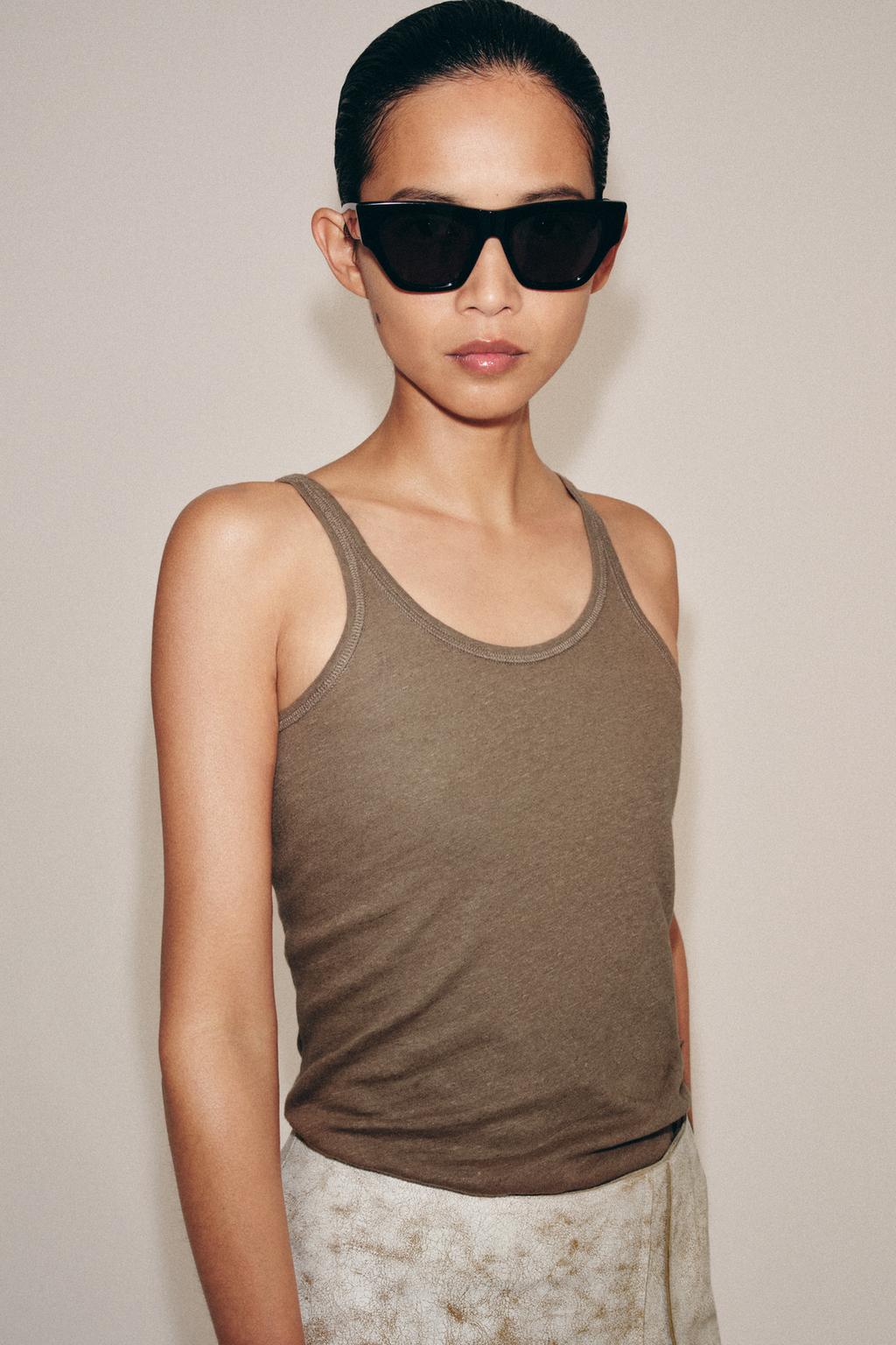 ТОП ИЗ ХЛОПКА И ЛЬНА