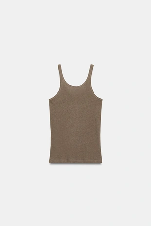 Топ из хлопка и льна- Заказать в России